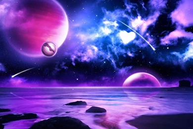 Purple Space Wallpapers 179153