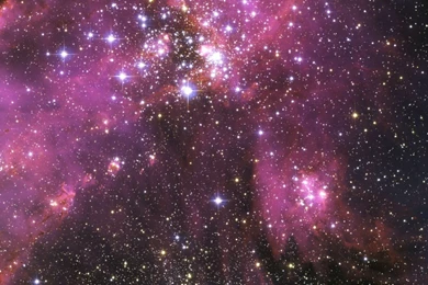 Outer Space Stars Galaxies Purple Wallpapers
