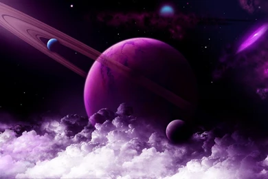 Purple Space Wallpapers And Images   Wallpapers, Pictures, Photos