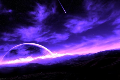 Purple Planets In Space   Pics About Space