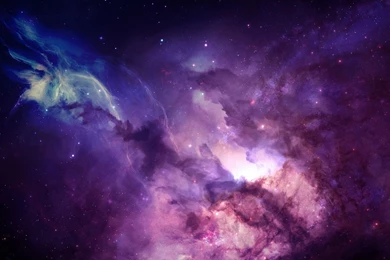 HD Backgrounds Purple Galaxy Space Sky Stars In Blue, Pink Color ...