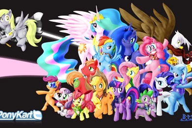 PonyKart Character Wallpapers By Blue Paint Sea On DeviantArt