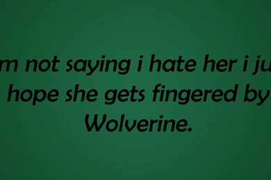 Text Wolverine Funny Fingers Wallpapers
