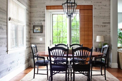 This Chic Dining Room Design Forwent Traditional Wallpapers For ...