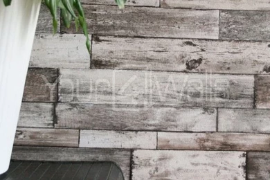 Rustic Wood Scrapwood Reclaimed Wood Wallpapers Natural Beige Tones ...