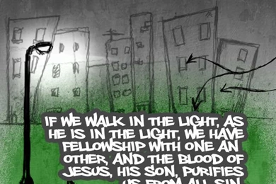 1 John 1:7 – IPad/iPhone Wallpapers