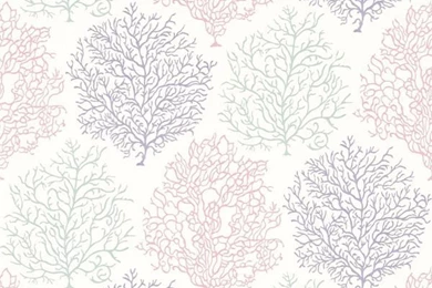 Sanderson Coral Reef Wallpapers   Teal Mauve 213392