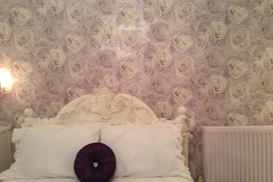 Reverie Mauve & Purple Floral Wallpapers