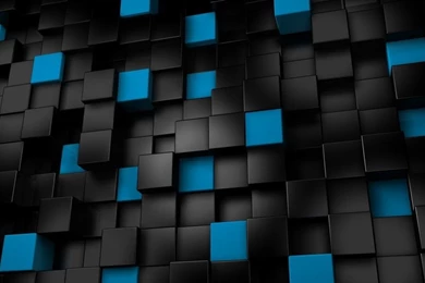 3d black cubes backgrounds wallpapers1