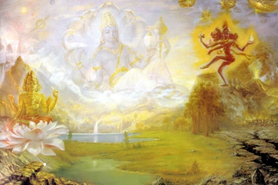 Hinduism Shiva Holy Trinity Mythology Nataraja Vishnu Brahma