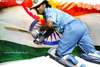 Running Mahendra Singh Dhoni Wallpapers