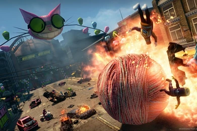 Download 1366x768 Saints Row 3 Insanity Wallpapers