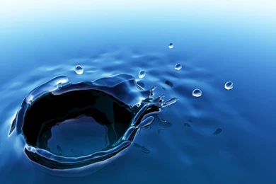Full HD Wallpapers + Abstract, Water, Blue