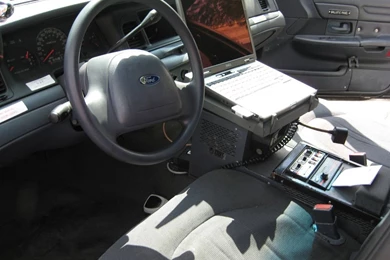 LAPD Cruiser Interior At LAPD West Valley Station   A Photo On ...