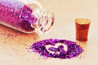 Love, Glitter, Jar, Bottle Cork, Purple   HD Wallpapers