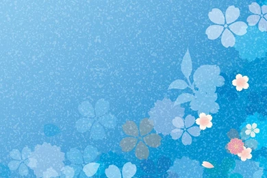 Desktop Wallpapers · Gallery · Windows 7 · Blue Flower Backgrounds ...