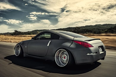 Download Wallpapers 3840x2160 Nissan, 350z, Stance, Movement, Speed ...