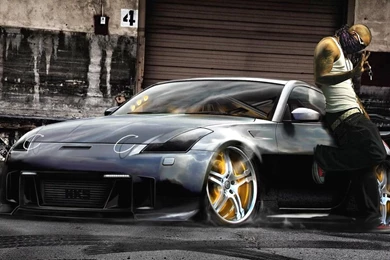 White Nissan 350z Wallpapers Hd   Image