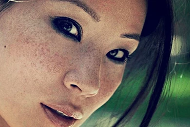 Download Wallpapers 1024x1024 Lucy Liu, Brunette, Face, Dark Eyes ...