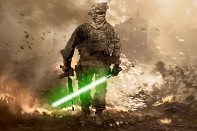 Call Of Duty Modern Warfare 2 Soldier Lightsaber Wallpapers ...