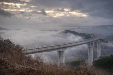 Highway Above The Clouds Wallpapers   World Wallpapers