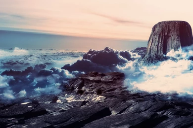 Mountain Landscape Above The Clouds Wallpapers And Images ...