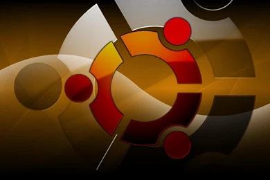 UBUNTU DARK ORANGE HD WALLPAPER   (