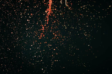 Abstract, Dark, Paint Splatter, Orange Wallpapers HD