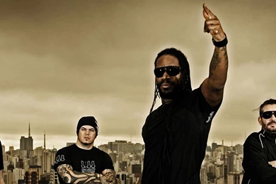 Download Wallpapers 2560x1024 Sepultura, Roof, City, Glasses ...