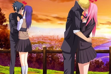 Kissing Contest: Sasuke Hinata Vs Naruto Sakura