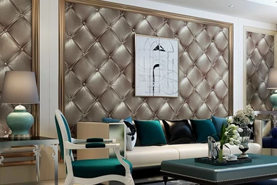 Aliexpress.com : Buy Gold Luxury Wallpapers Fashion 3D Faux ...