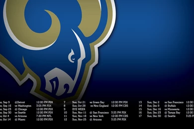 Derrick Docket » St. Louis Rams Schedule Wallpapers