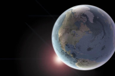 Download Wallpapers 1920x1080 Earth, Space, Light Full HD 1080p HD ...