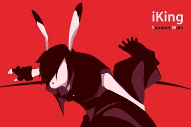 Red Gloves IPod Silhouettes King Parody Summer Wars Monochrome ...