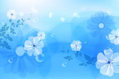 Blue Flower HD Wallpaper