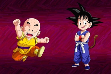 Kid Goku Y Kid Krillin By SuperAgua On DeviantArt