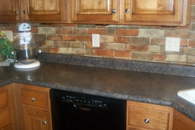 Faux Brick Wallpaper! – Dime And A Prayer