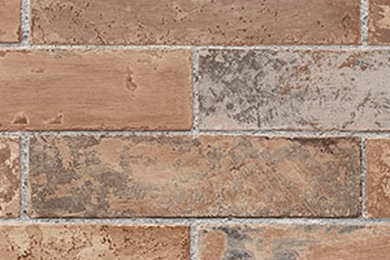 Faux Brick Wallpapers Double Roll Solid Vinyl   Contemporary ...