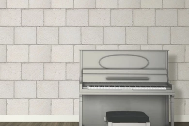 Muriva Brick Blocks Faux Stone Wall Embossed Vinyl Wallpapers J64907