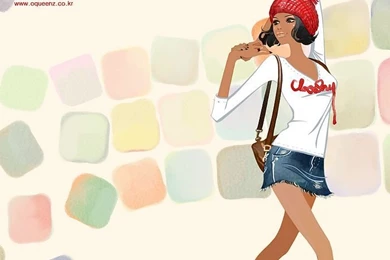 Fashion Illustrations : Summer Fashion Girl Wallpapers 66 Wallcoo ...