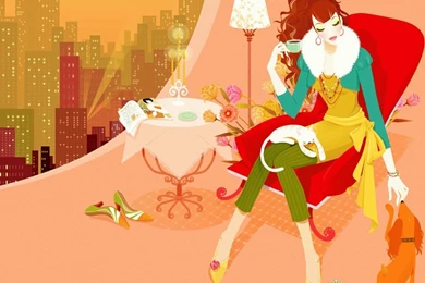 Wallpapers Girls Fashion Korean Illustration Girl Cool 1024x768 ...