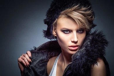 Fashion. Girl. Portrait. Studio Wallpapers :: HD Wallpapers