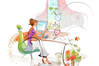 Vector Fashion Girls Wallpapers (7)