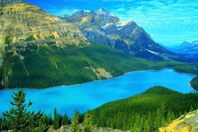 YouWall   Heavenly Blue Lake Wallpapers   Wallpaper,wallpapers,free ...