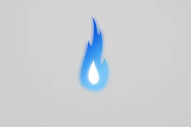Mediafire Blue Flame Minimalistic Simple Wallpapers