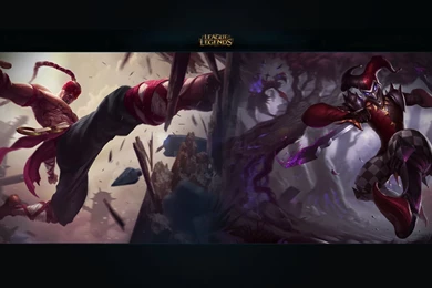 Lee Sin And Shaco HD Wallpapers