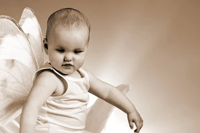 Winged Angel Baby Desktop Background,Baby Angels Hd Wallpapers For ...