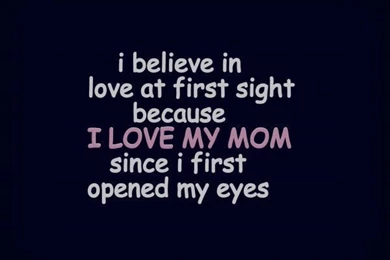 I LOVE YOU   MOM On Pinterest