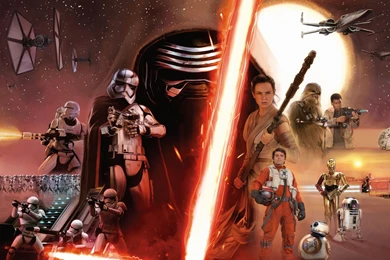 276926 Star_Wars Star_Wars_Episode_VII_ _The_Force_Awakens Kylo_Ren Han_Solo BB 8 Chewbacca Captain_Phasma R2 D2 C 3PO Luke_Skywalker stormtrooper  ...