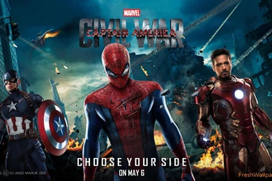 Capitan America Civil War Spiderman Wallpapers